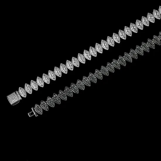 Draxen™ Iced Rope Chain — Silver