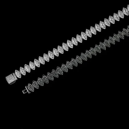 Draxen™ Iced Rope Chain — Silver