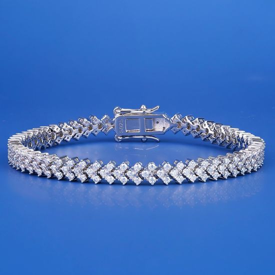 Draxen™ VVS Tennis Bracelet — Silver